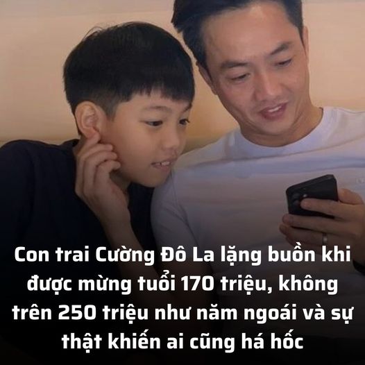 Con trai Cường Đô La lặng buồn khi được mừng tuổi 170 triệu, không trên 250 triệu như năm ngoái và sự thật khiến ai cũng há hốc