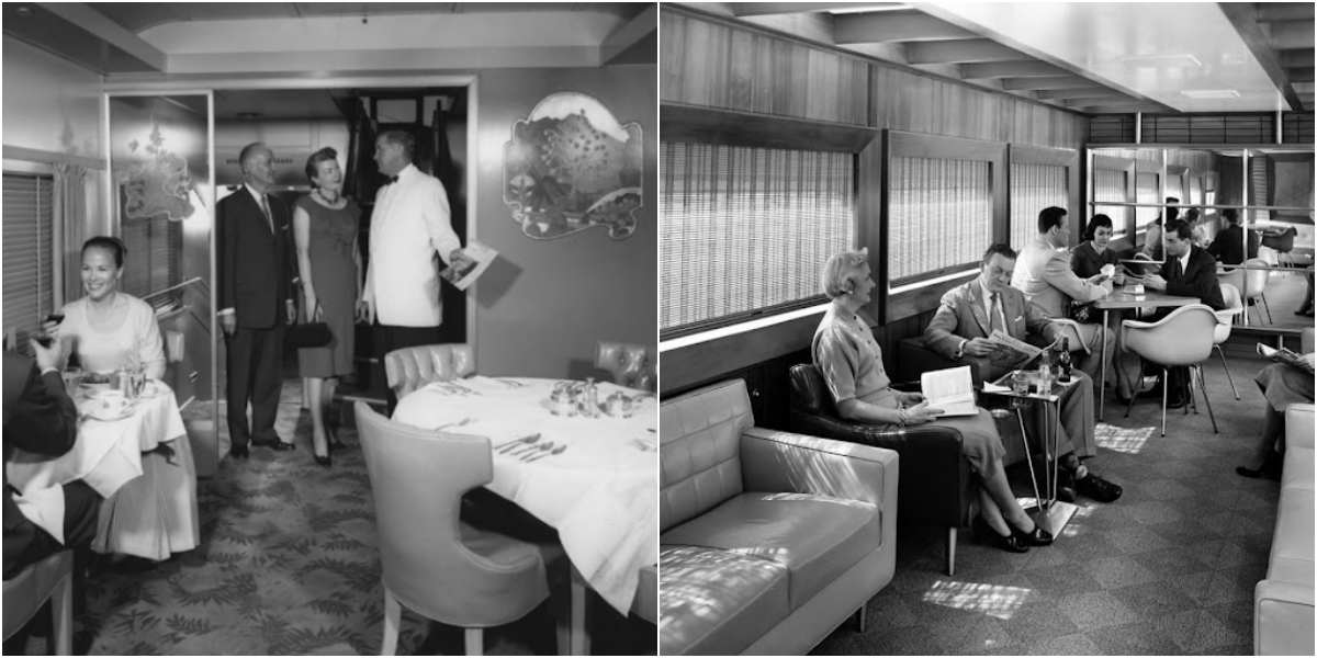 Exploring the Interior of Union Pacific Passenger Cars from the 1960s