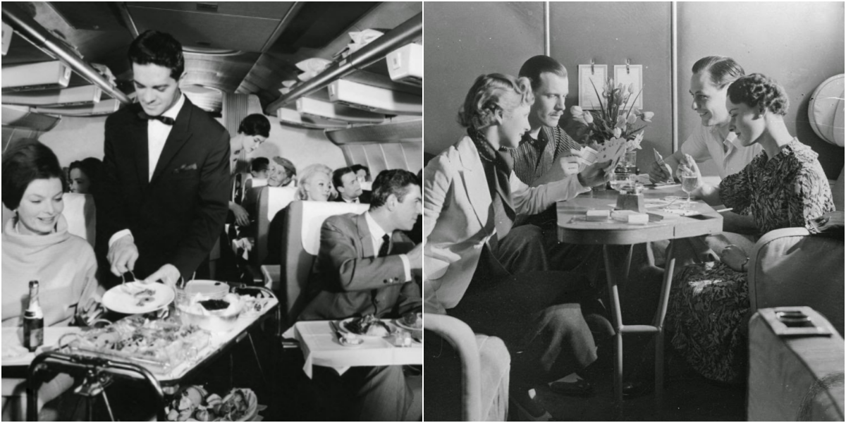 Indulgent Dining, Glamorous Guests, and Vast Spaces Vintage Photos Unveil the Golden Age of Air Travel