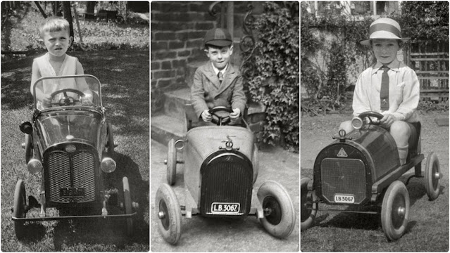 Lovely Vintage Photos of Kids With Their Pedal Cars