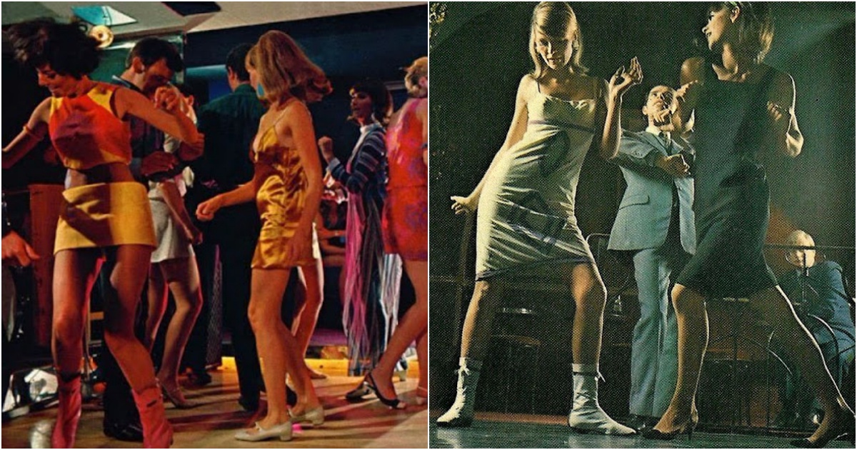 Music, Entertaining, Mini Skirts - 28 Vibrant Photos of Retro Girls on the Dancefloors in the 1960s