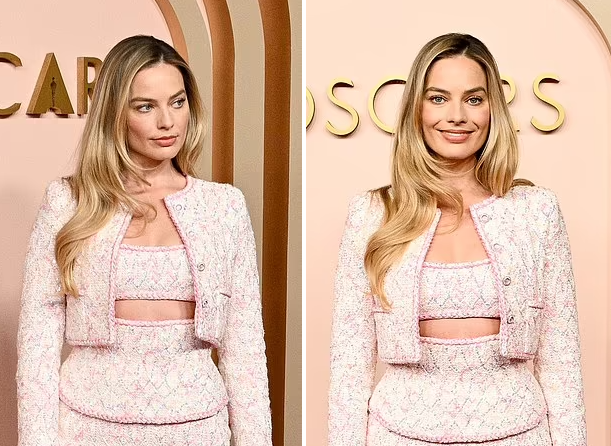 Margot Robbie dons Chanel for the 96th Oscars Nominees Luncheon