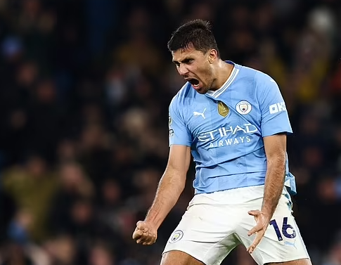 Rodri salvages point late on after Raheem Sterling scores against old club as Pep Guardiola's men suffer blip in Premier League title pursuit