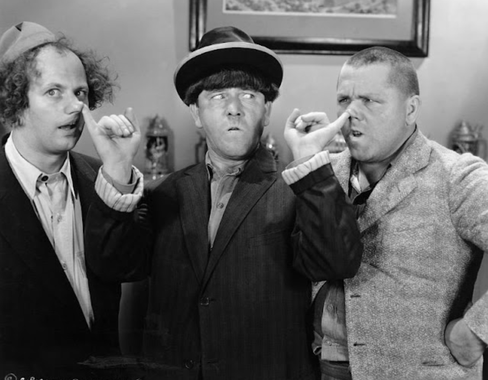 29 Hilarious Vintage Photos of The Three Stooges From the 1930s to 1960s