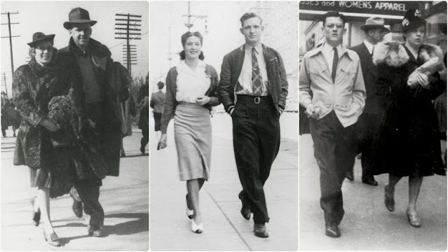 Street Fashion in the 1940s Through Intimate Found Photos