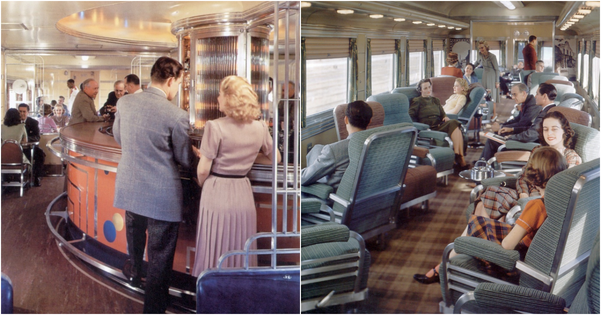 The Most Beautiful Train in the World: Interior of Southern Pacific Daylight Train From the 1930s and 1940s ‎