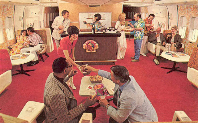 Classic Air Travel: Elegant Illustrations of Past Flying Experiences from the Mid-1950s to the 1970s