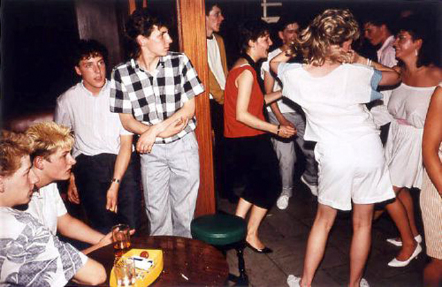 Dance, Drink, and Sweat: Vibrant Images of Youthful Parties from the 1980s"