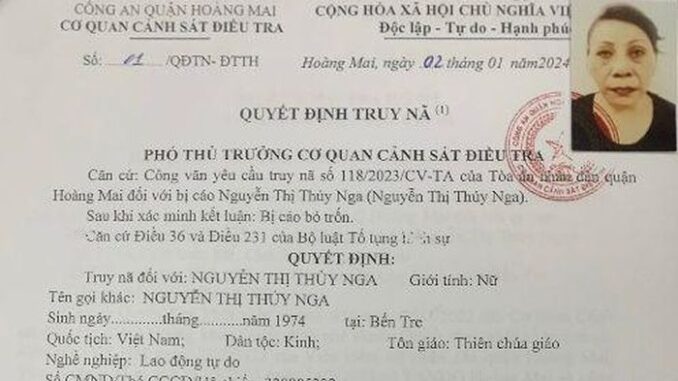 Tr:uy n:ã nữ giúp việc Nguyễn Thị Thủy Nga