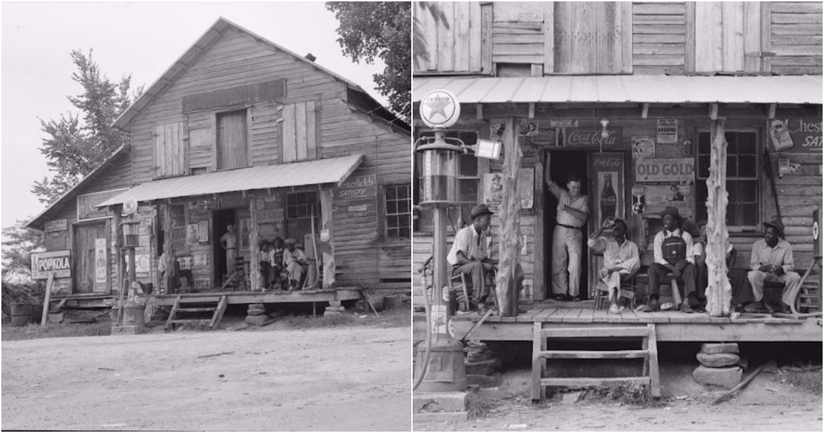 Interesting Pictures of a Country Store on Dirt Road in North Carolina, 1939 - And Surprise That It Is Still Standing More Than 70 Years Later