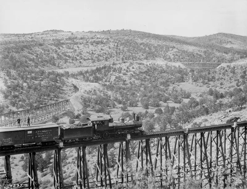 Timber Trestles: Astonishing vintage photographs of timber railroad bridges dating from the 1850s to the 1900s.