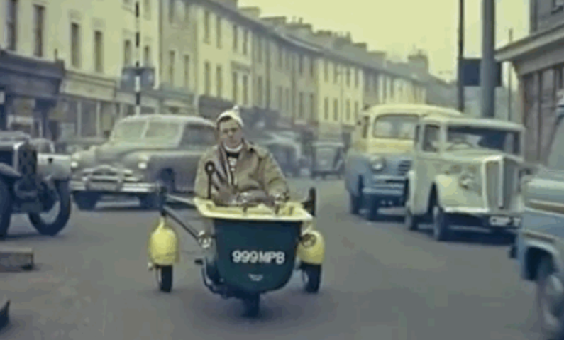 Some British Engineering Students in 1960 Motorized a 1927 Bath Tub (video)_UK Memories