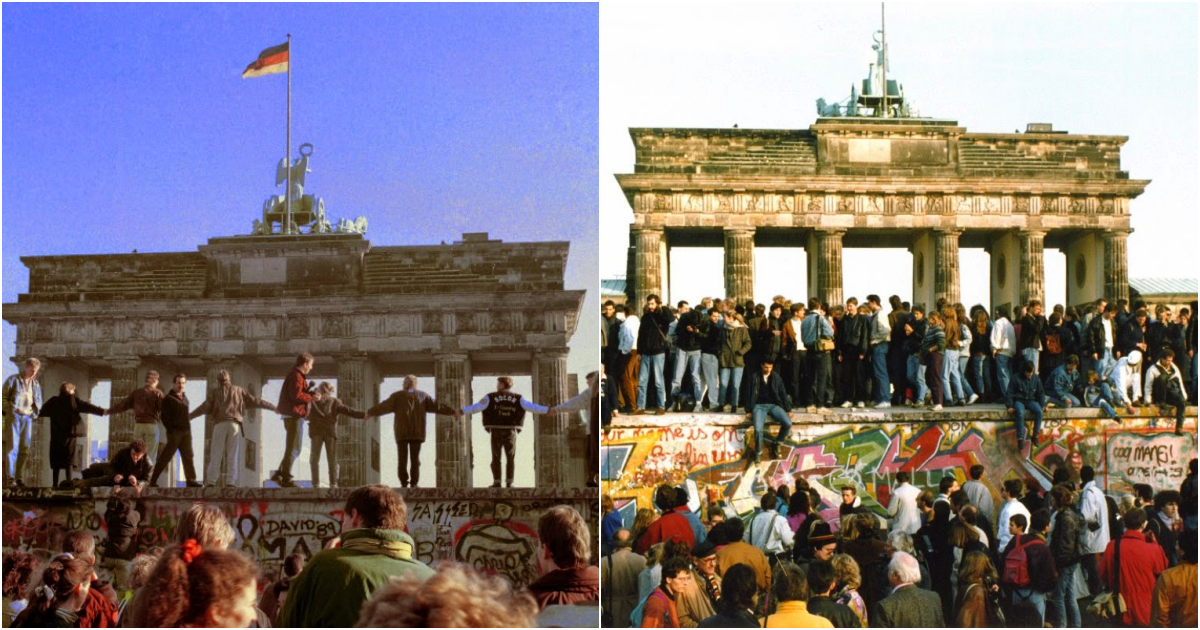 30 Erstaunliche Fotos Vom Fall Der Berliner Mauer Vor 25 Jahren ...