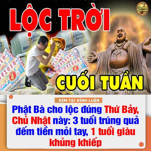 Phật Bà cho lộc đúng Thứ Bảy, Chủ Nhật này: 3 tuổi trúng quả đếm tiền mỏi tay, 1 tuổi giàu khủng khiếp