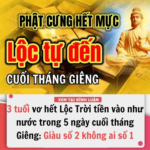 3 tuổi vơ hết Lộc Trời tiền vào như nước trong 5 ngày cuối cùng tháng Giêng: Giàu số 2 không ai số 1