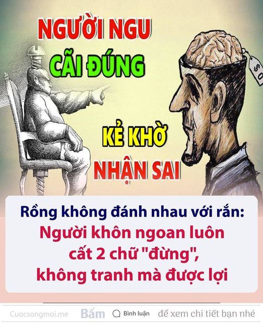 RỒNG KHÔNG ĐÁNH NHAU VỚI RẮN: NGƯỜI KHÔN NGOAN LUÔN CẤT 2 CHỮ “ĐỪNG”, KHÔNG TRANH MÀ ĐƯỢC LỢI