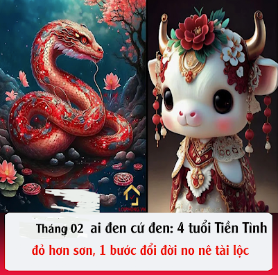 Tháng 02 ai đen cứ đ-en: 4 tuổi T-iền – T-nh đỏ hơn sơn, 1 bước đổi đời no nê t.ài l.ộc