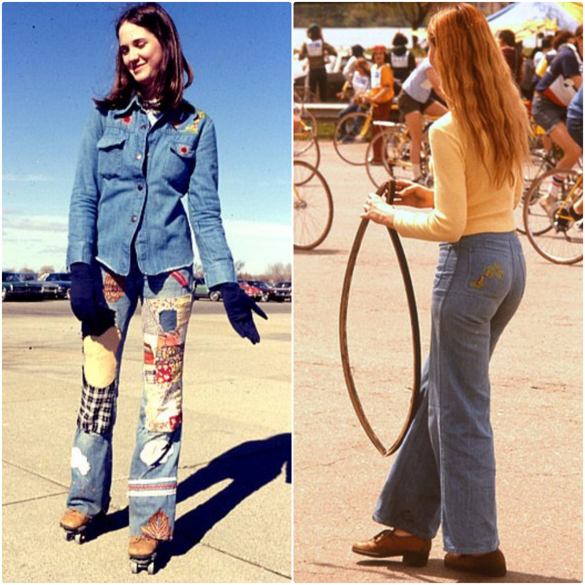 70s Style: A Glimpse into the Era of Sunshine, Girls, and Patched Blue Jeans