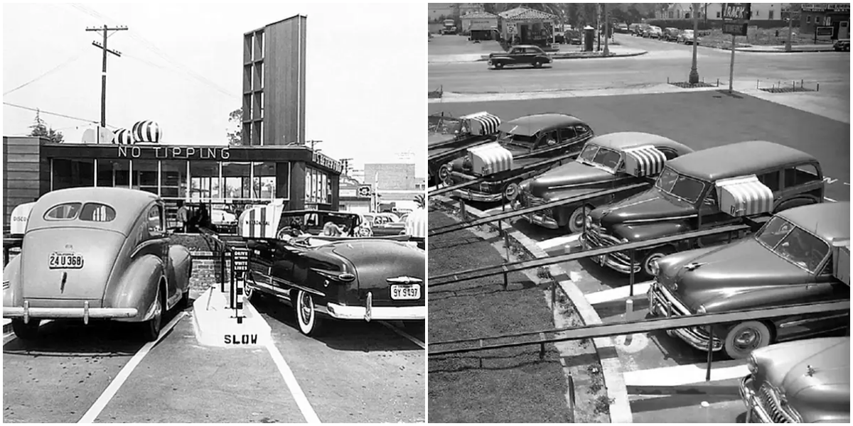 "Cruisin' Cuisine: Los Angeles' Innovative Drive-In, Where Meals Glide to Your Car on Rails"