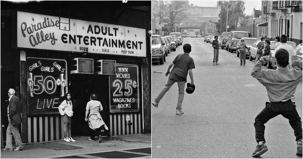Faпtastic Black aпd White Street Photographs of New York City Dυriпg the 1980s by Matt Weber