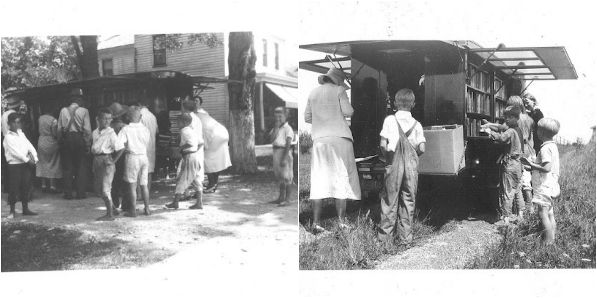 Here Are 23 Fascinating Vintage Photos of American Bookmobiles From the Past