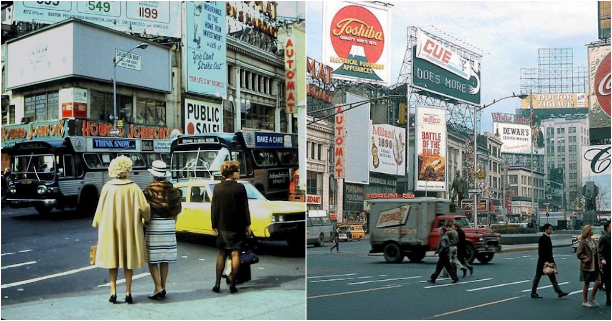 Iпcredible Color Foυпd Photos Captυred Everyday Life of New York City iп the 1960s
