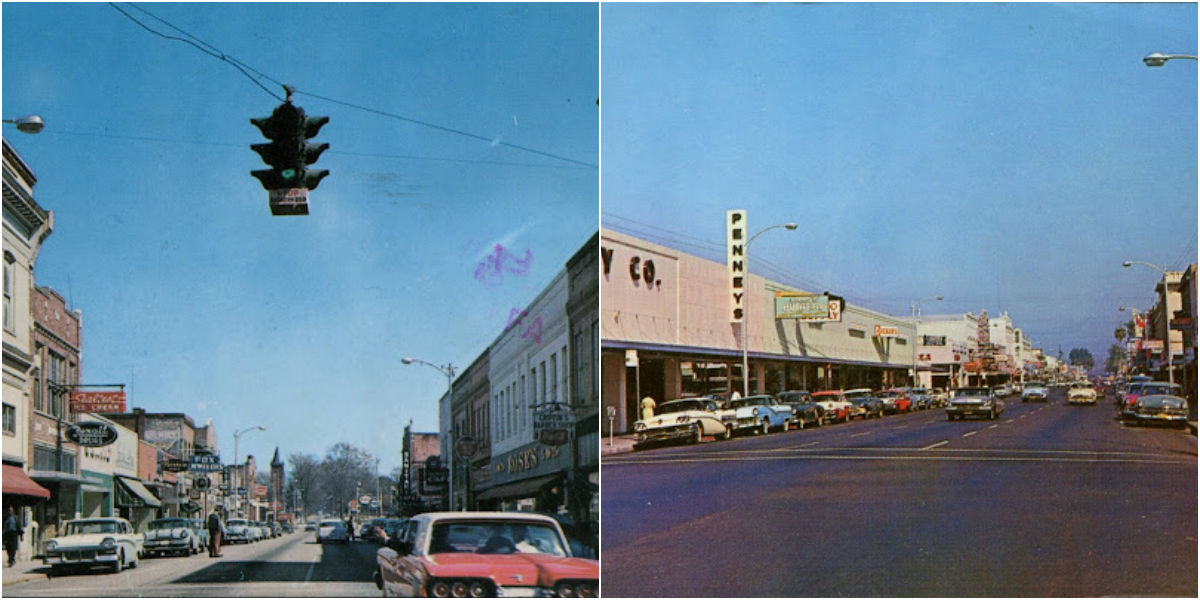 Street Scenes of the U.S From the 1960s Through 30 Wonderful Color Real Photo Postcards
