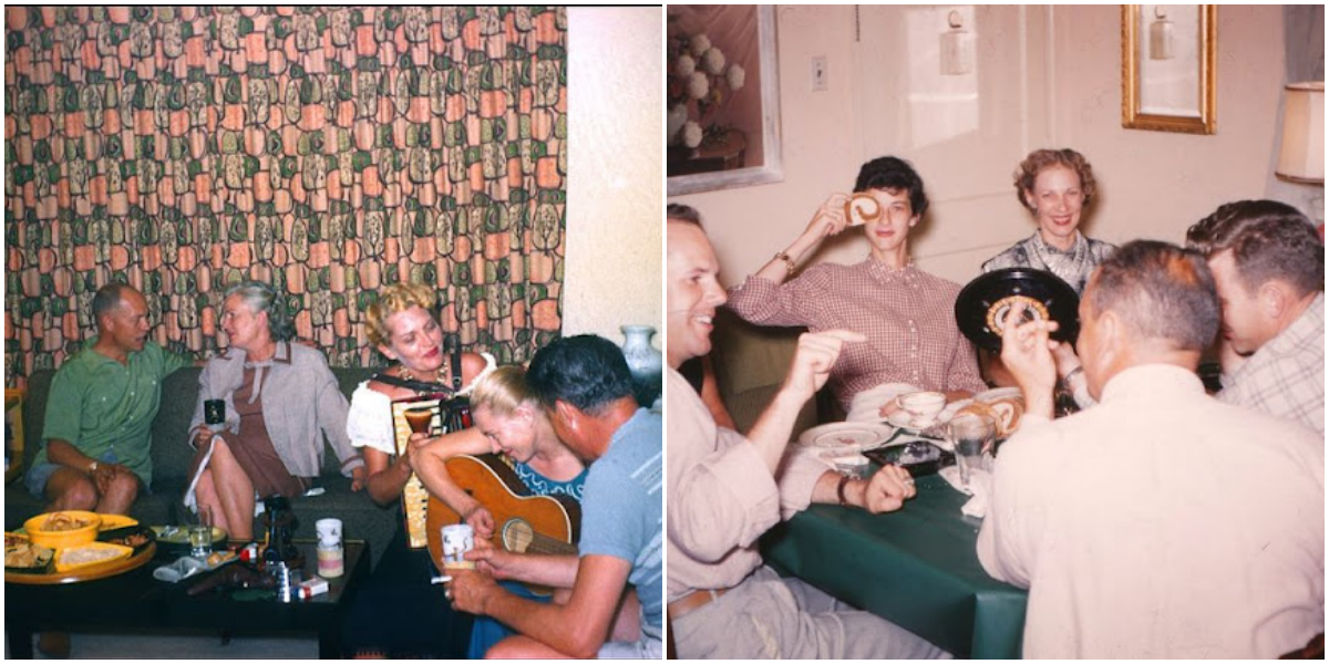 "Swinging Soirees: 40 Enthralling Photos Depicting 1950s Party Life"