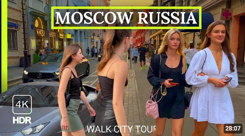 🔥 Hot evening life in Russia Moscow city travel Girls and Boys