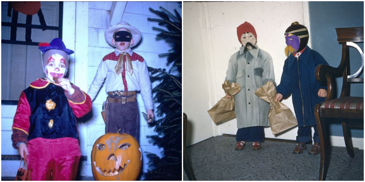 30 Adorable Vintage Photos of Kids Dressing Up for Halloween in the 1950S