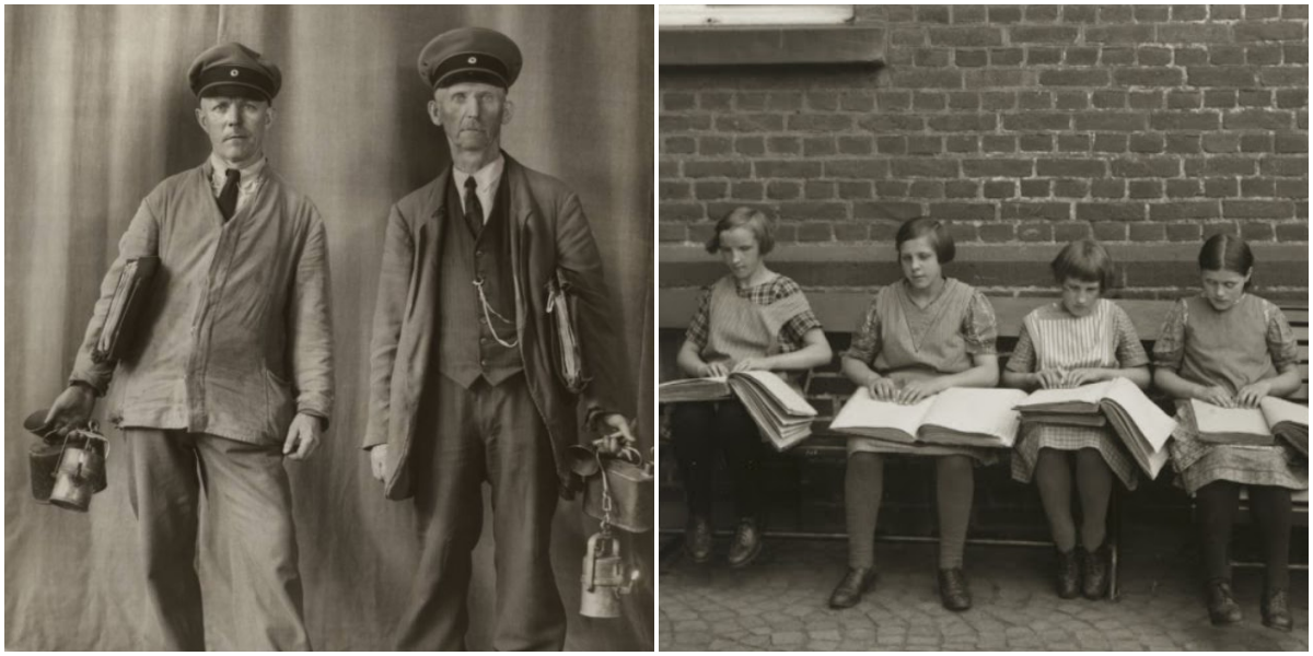 "Porträts der Zeit: Historische Fotografien von August Sander aus dem frühen 20. Jahrhundert"