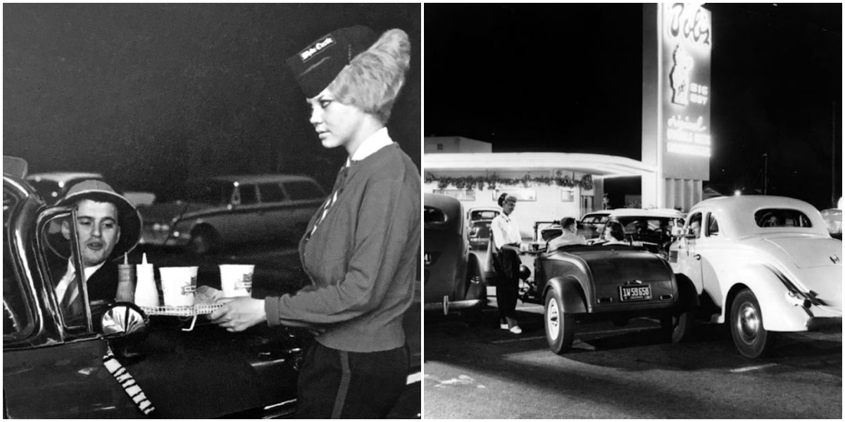 Amazing Drive-In Photos Offer a Glimpse Into the Era of Dining in One's Car_Nostalgic USA Reminiscence ‎