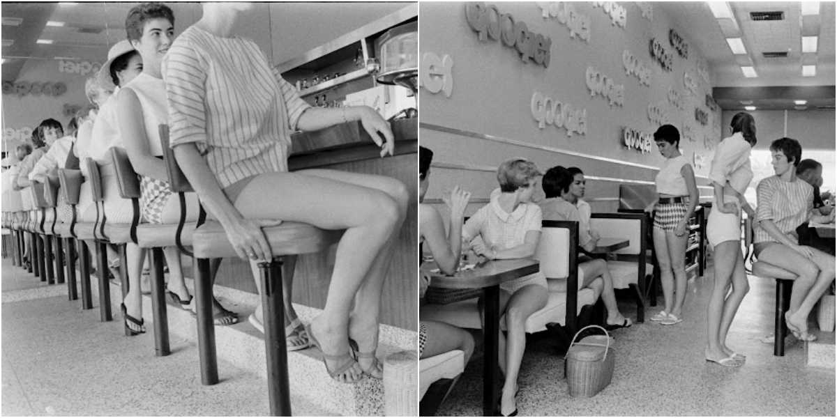 Female short pants in the 1950s - The era of short shorts