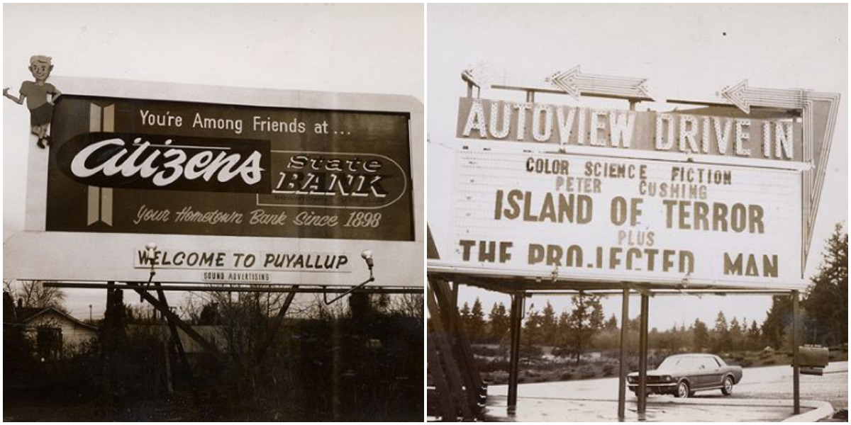 "Incredible Vintage Photographs: Washington's Signage Through the Lens of the 1960s"