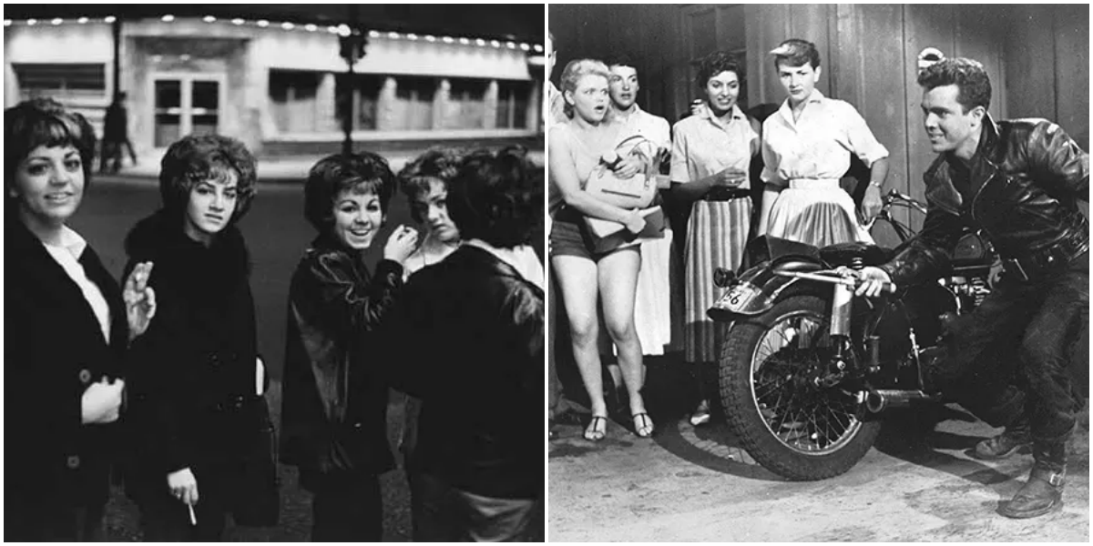 "Rebel with Style: Exploring the Greaser Subculture of the 1950s Through Fashion, History, and Vintage Imagery"