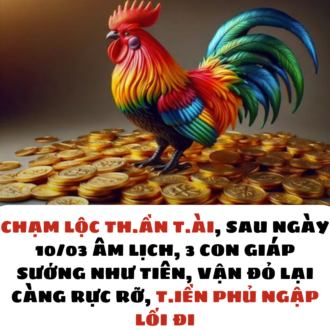 CHẠM LỘC THẦN TÀI, SAU NGÀY 10/03 ÂM LỊCH, 3 CON GIÁP SƯỚNG NHƯ TIÊN, VẬN ĐỎ LẠI CÀNG RỰC RỠ, TIỀN PHỦ NGẬP LỐI ĐI