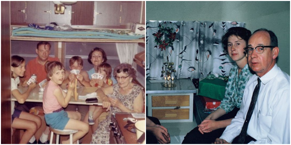 "Vintage Charm Revealed: Interior Views of Mobile Homes from the 1940s to the 1970s"