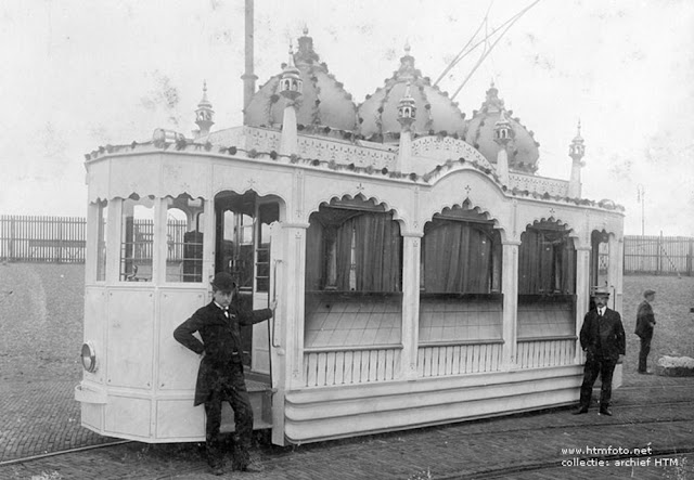 Wettbewerb für geschmückte Straßenbahnen, Deutschland, 1908