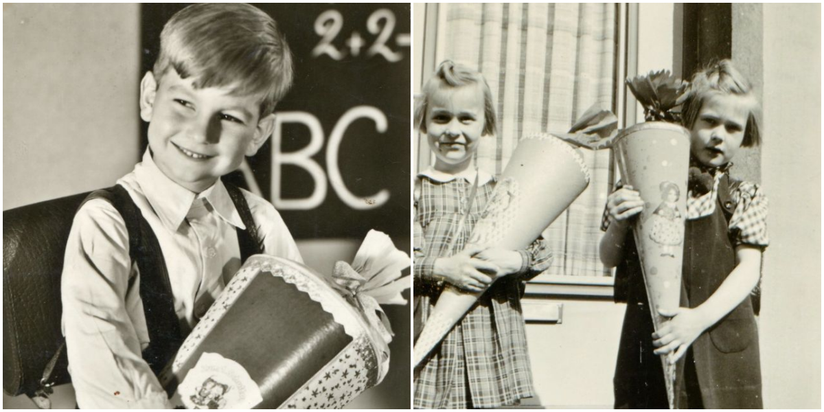 Unvergessliche Erinnerungen: Die Fotos der ersten Schultage der Kinder in Deutschland im letzten Jahrhundert.